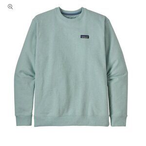 Patagonia Men's P-6 Label Uprisal Crew Sweatshirt Light Blue Green Size Medium